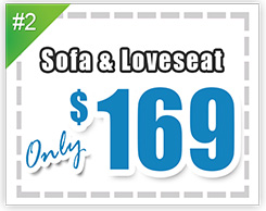 upholstery cleaning sofa and loveaseat for $89